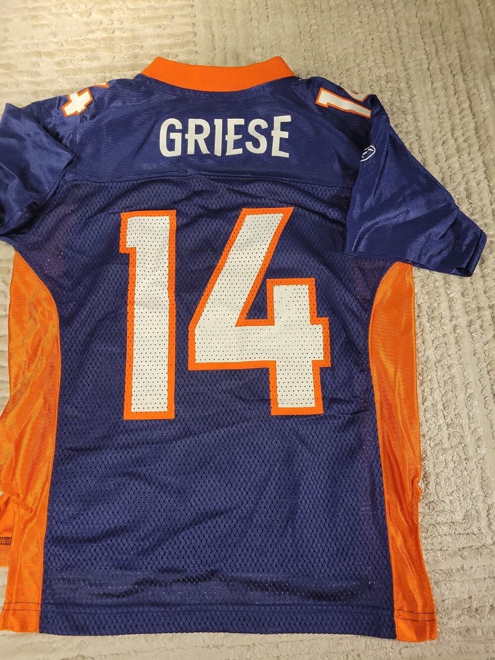 Reebok Brian Griese Denver Broncos Football Jersey Youth Small Boys kids 8